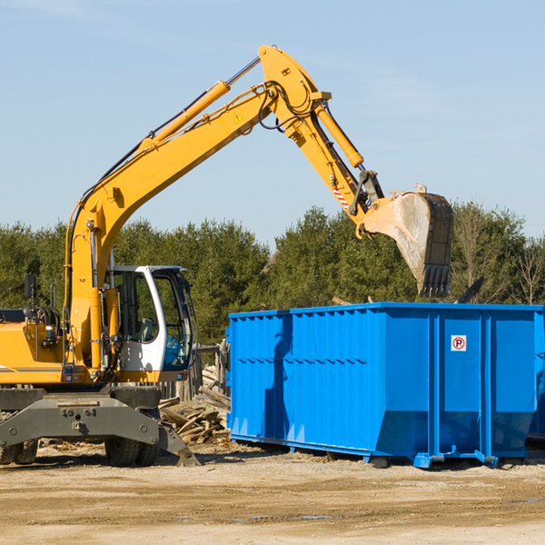 can i request a rental extension for a residential dumpster in Caswell County NC